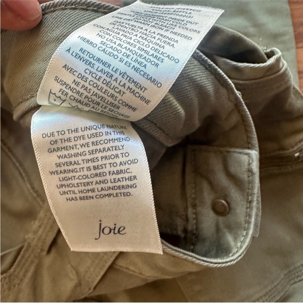 Joie cargo style pants Ankle zip 10 - Picture 2 of 8